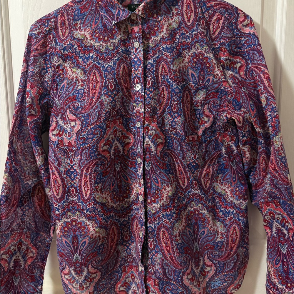 Talbots Multicolor Paisley Women's Shirt